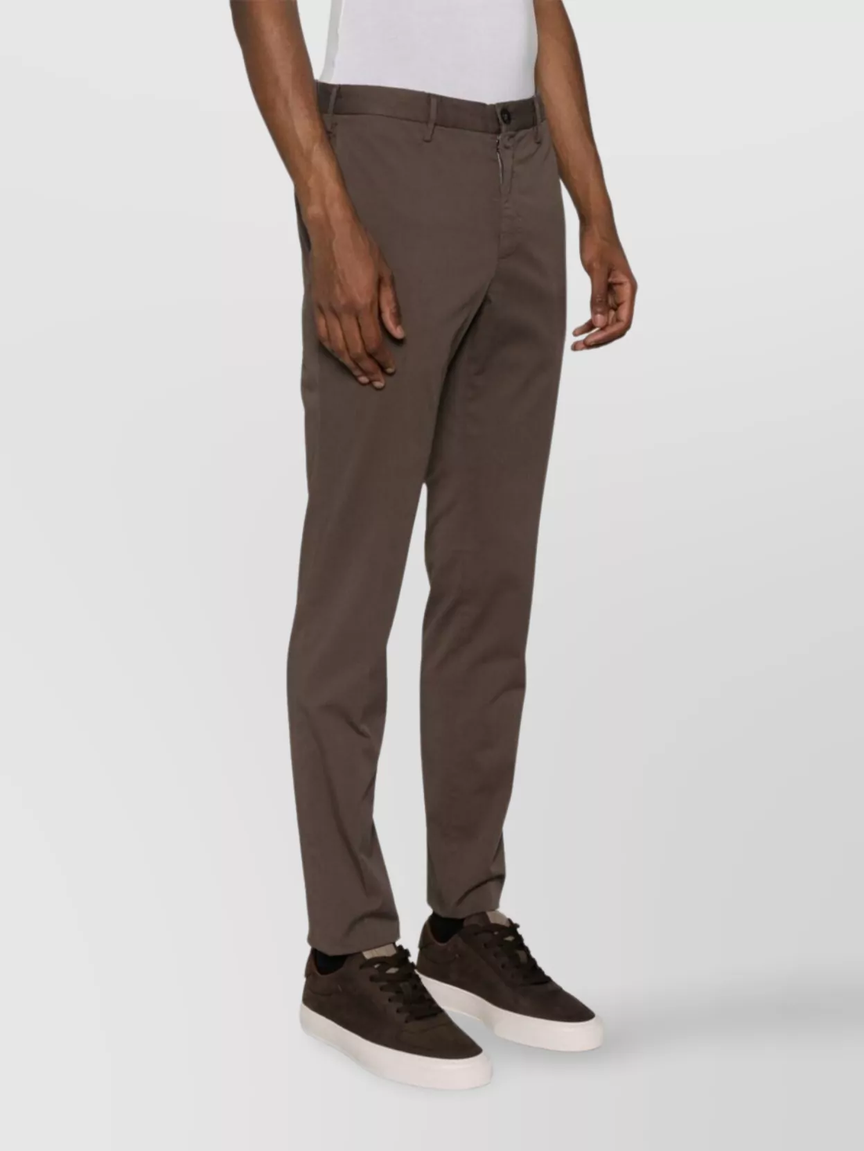 Incotex Tailored Trousers With Belt Loops And Pockets