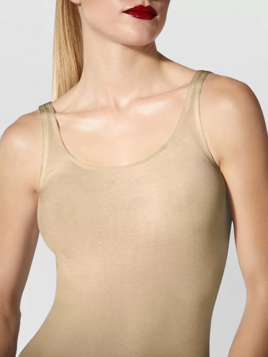 Wolford Jamaika Scoop Neck Sleeveless Stretch Bodysuit