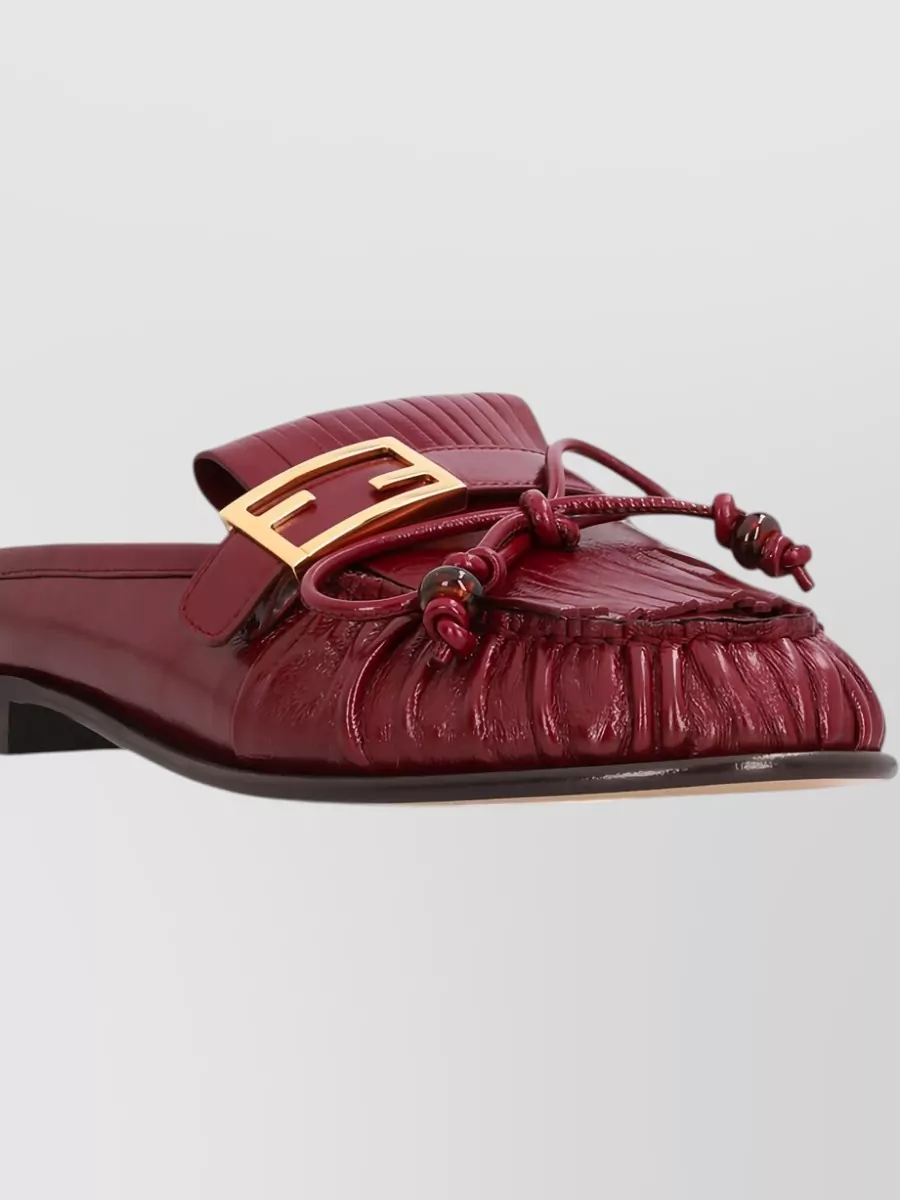 Fendi Leather Loafers