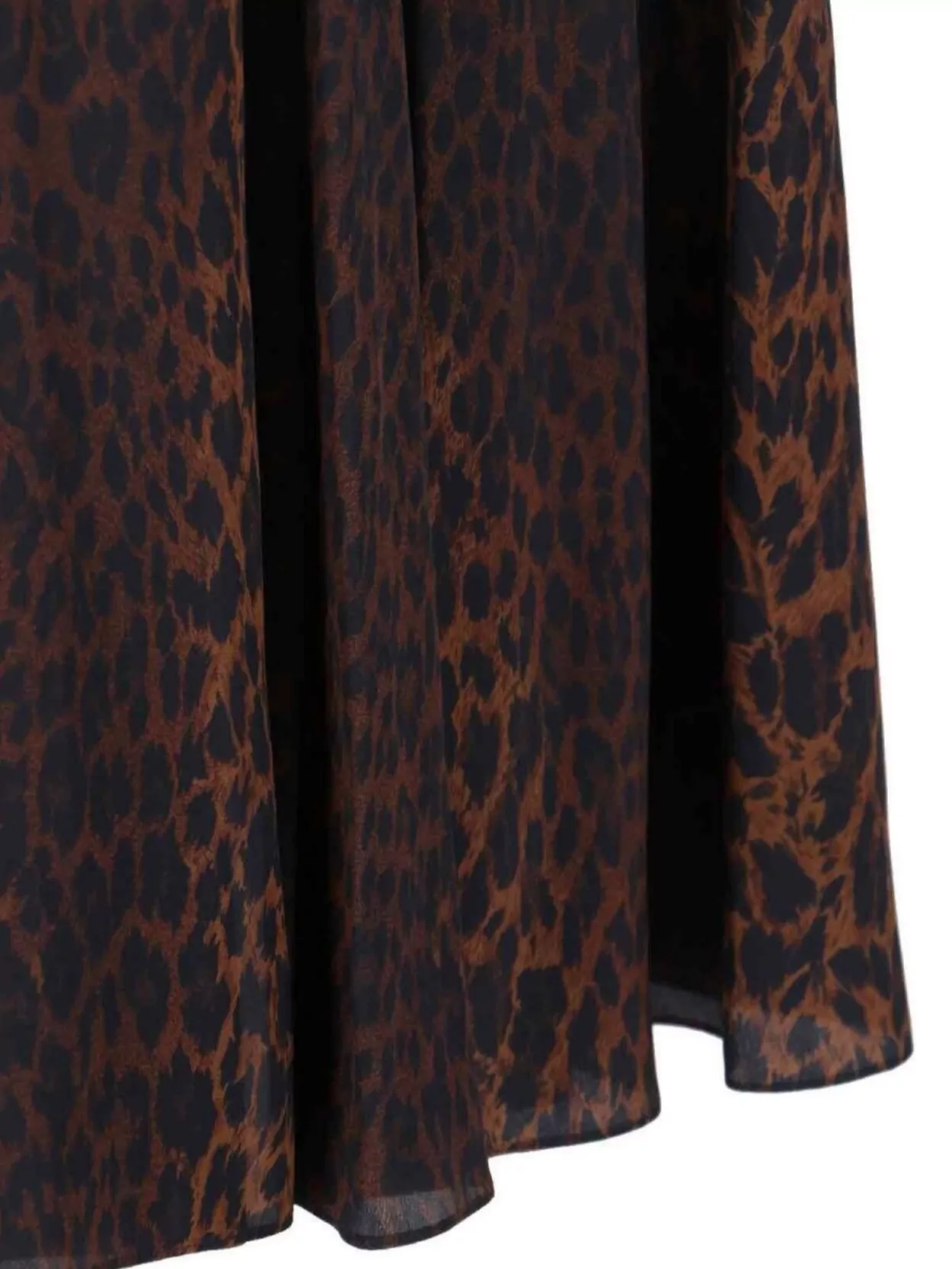 Balenciaga Flared Midi Skirt High Waist