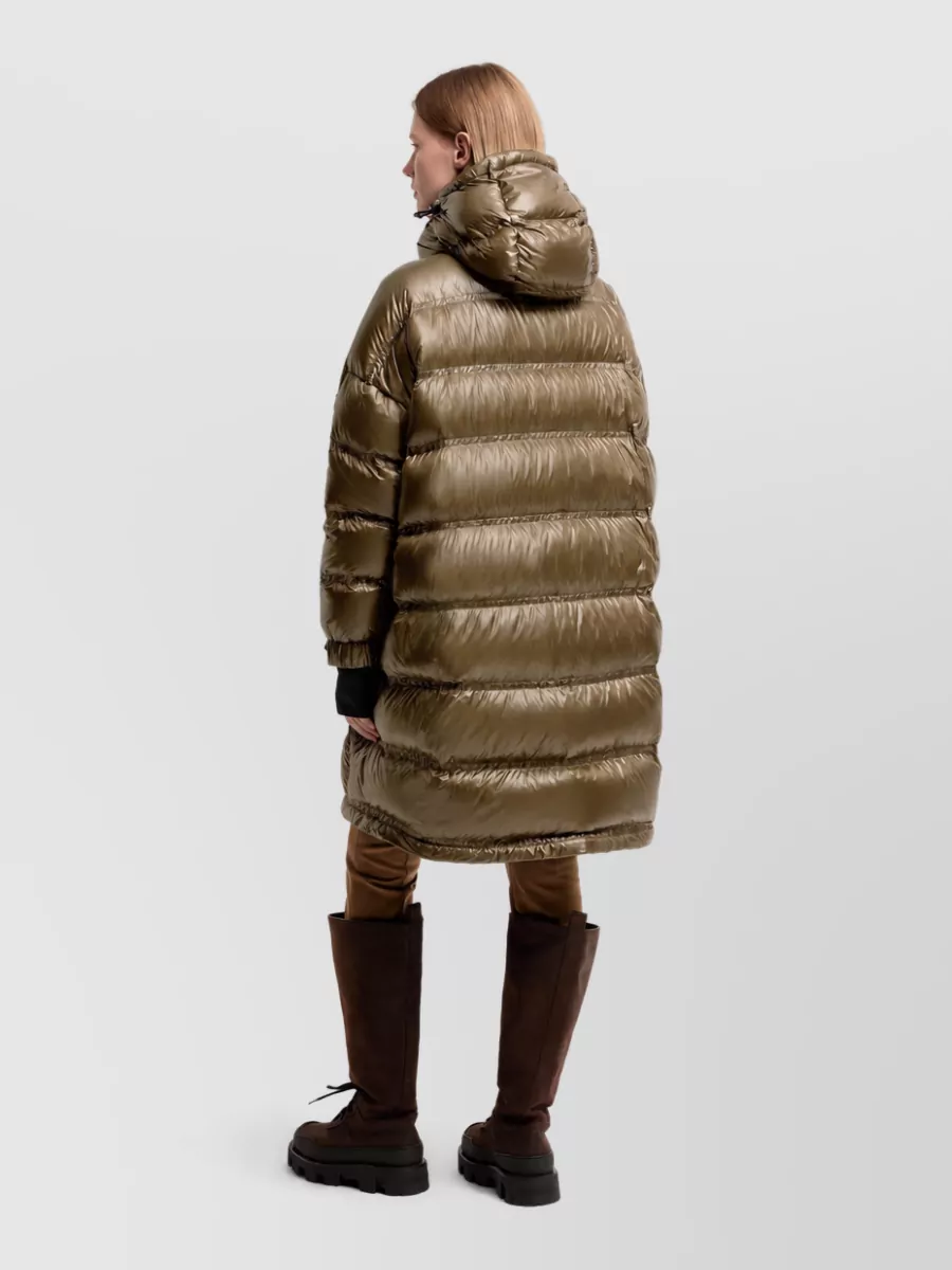 Moncler Down Hooded Long Parka Coat