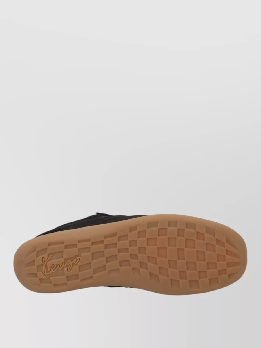 Kenzo Sneakers Contrast Heel Pull Tab Texture