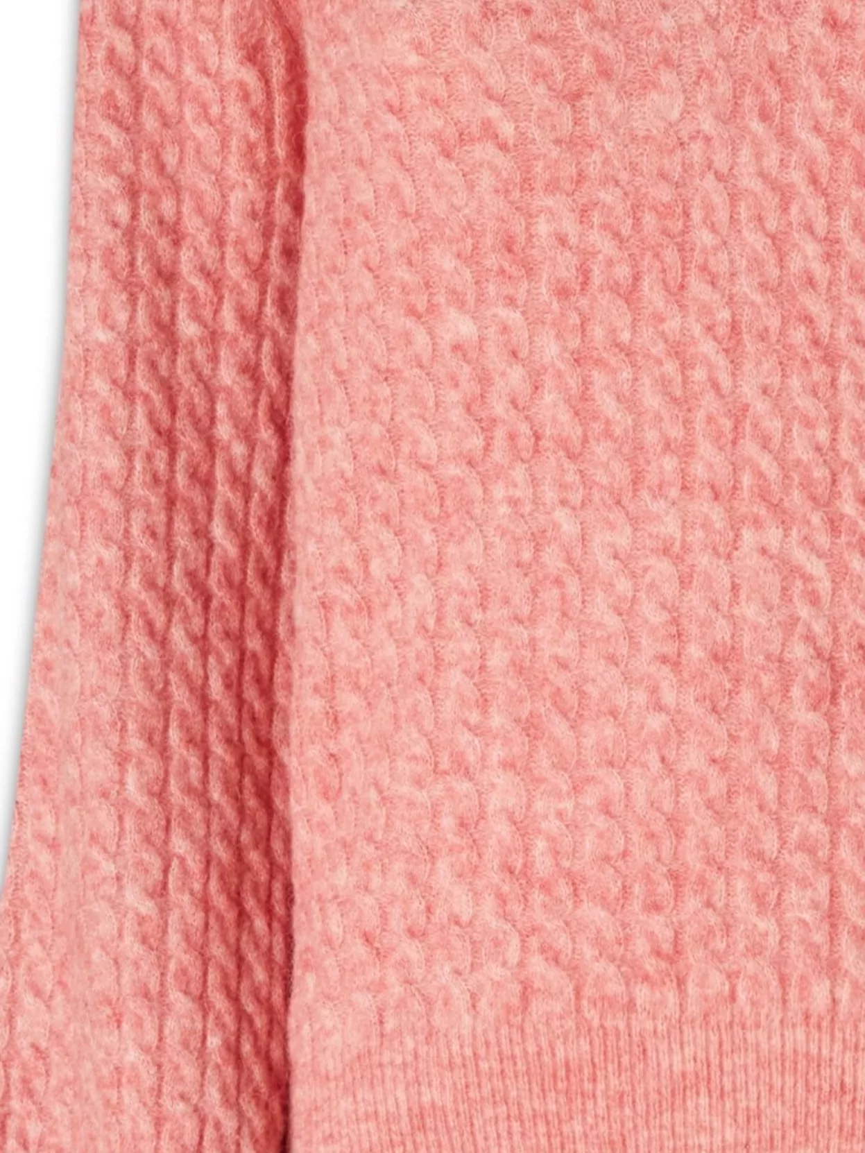 Ballantyne Cable Knit V-Neck Sweater