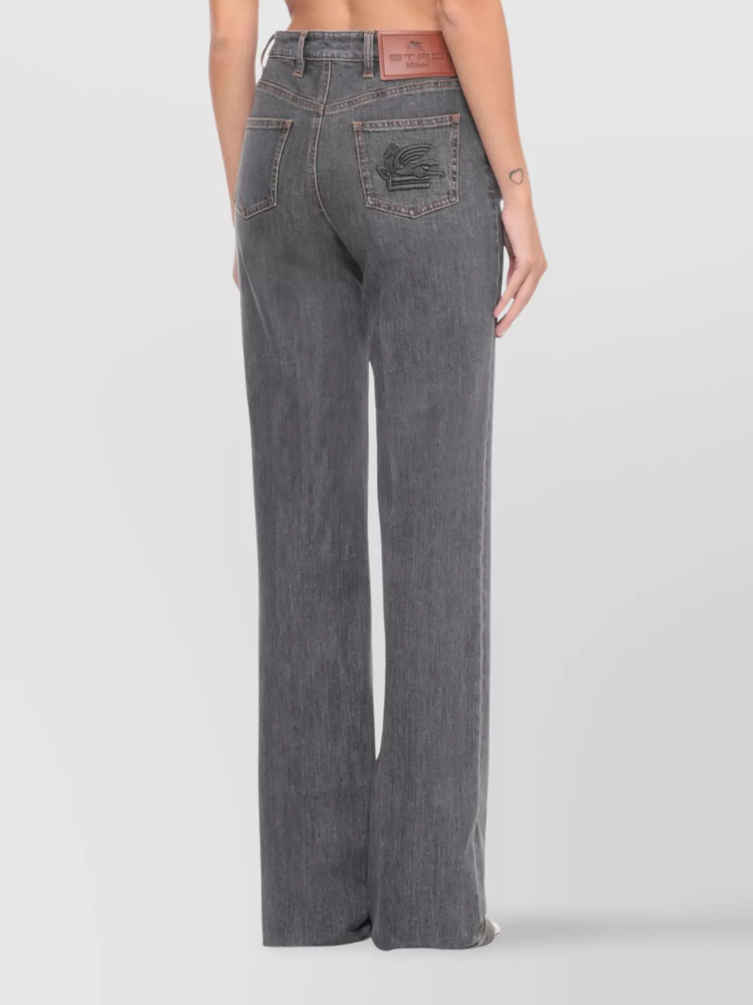 Etro Women's Straight Cut Cotton Trousers