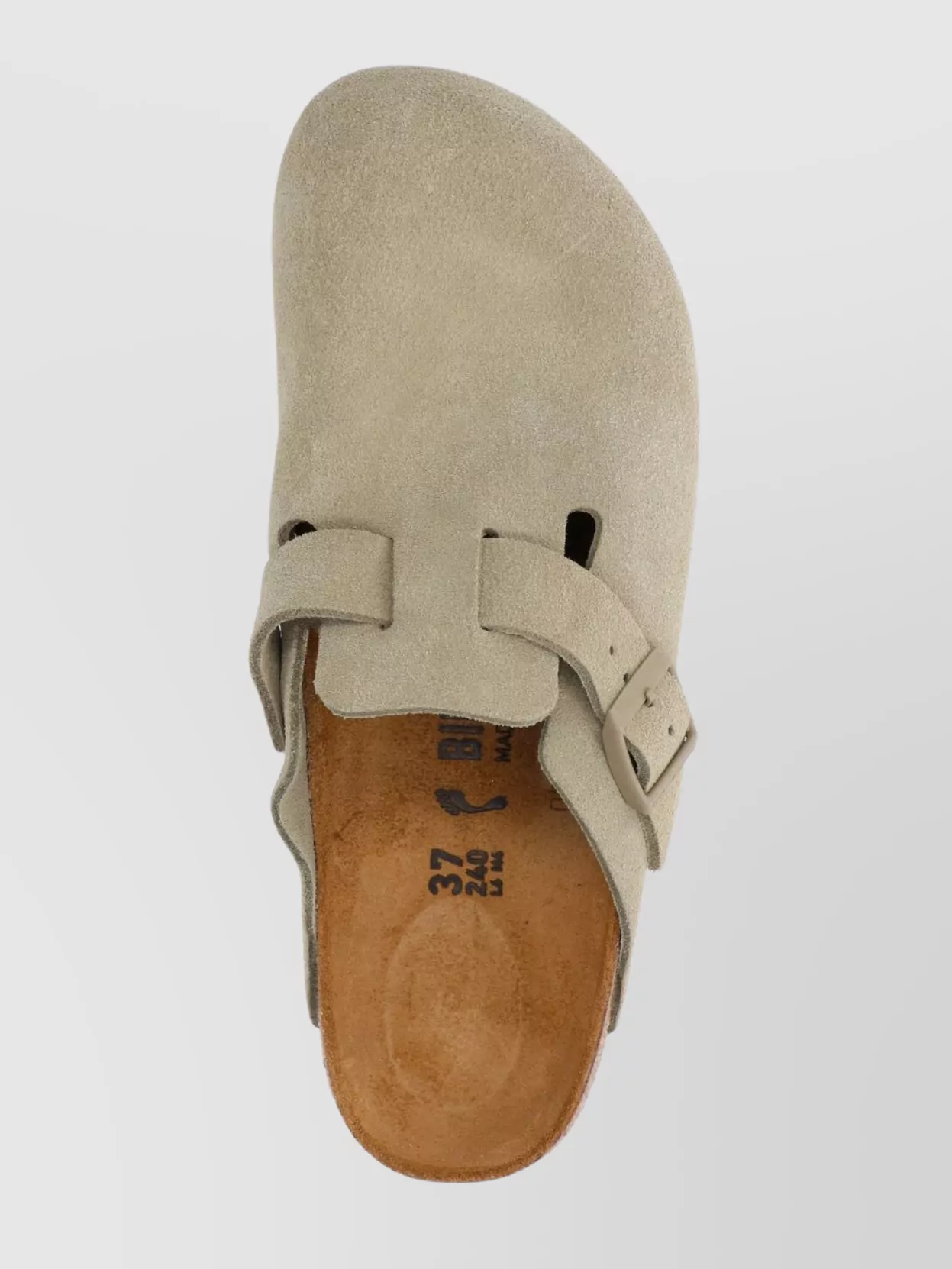 Birkenstock Buckle Cork Suede Mules