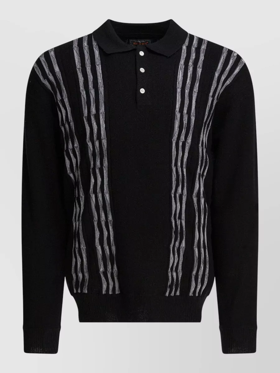 Beams Plus wool polo sweater