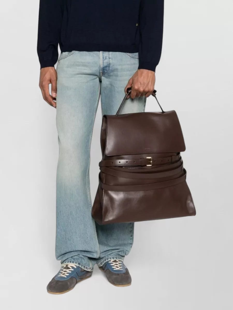 Moschino Leather Backpack