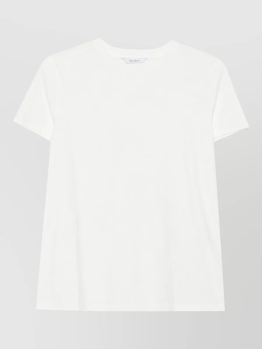 Max Mara Logo print crew neck short sleeve t-shirt