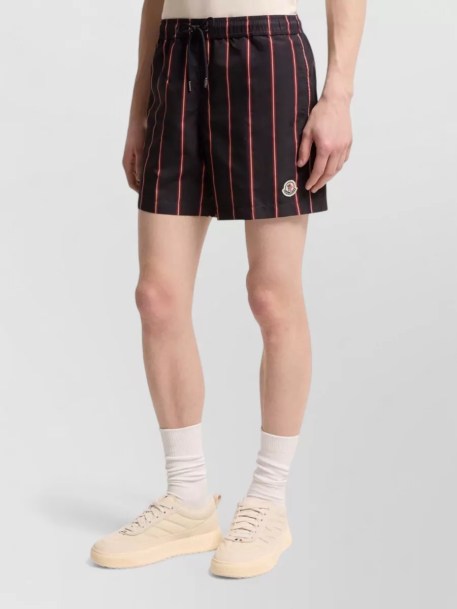 Moncler Striped Swim Shorts