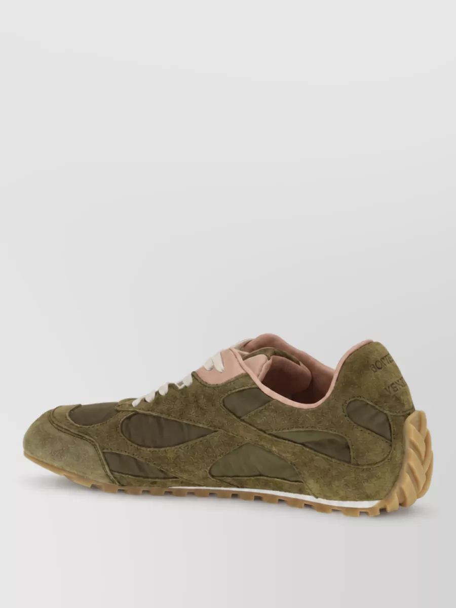 Bottega Veneta Leather Lace-Up Sneakers