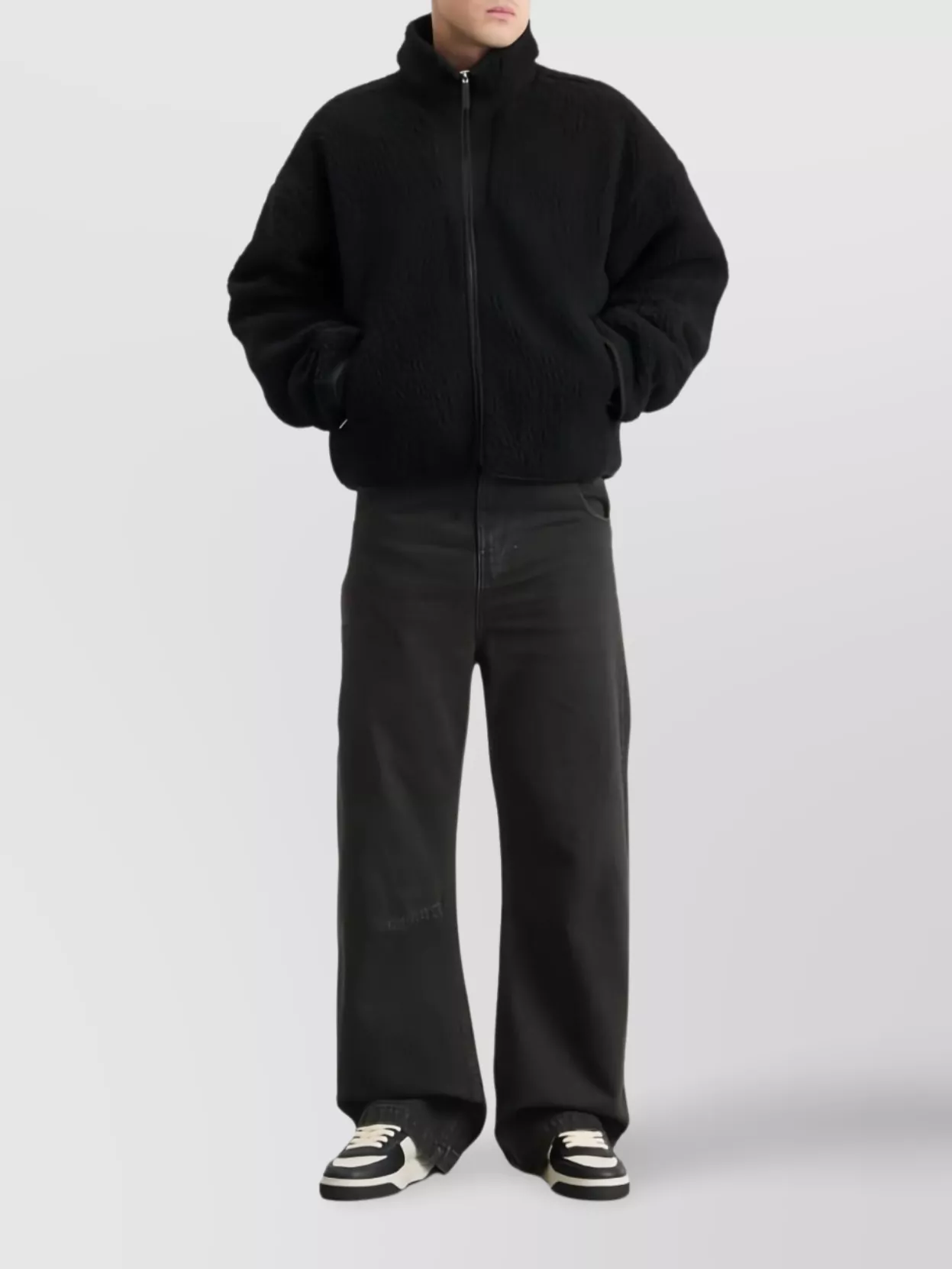 Entire Studios Wide Leg Panelled Trousers And Pockets