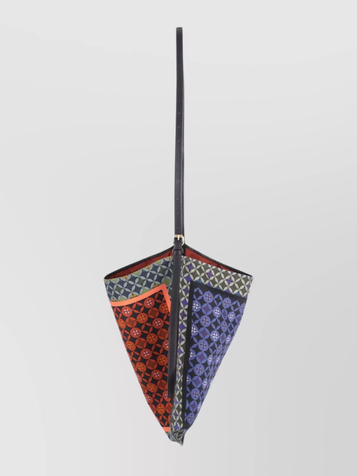 Dries Van Noten Modern Geometric Shoulder Bag With Adjustable Strap