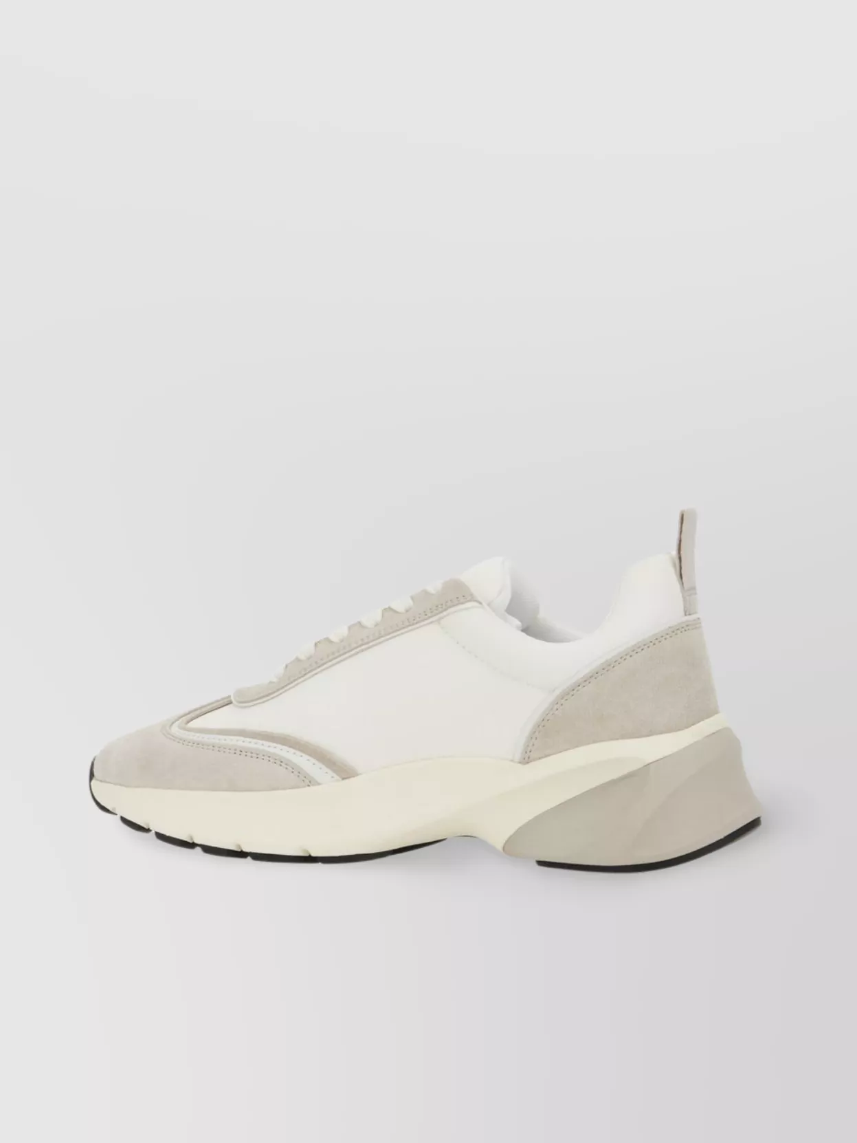 Shop Tory Burch Fabric And Suede Sneakers With Contrasting Sole