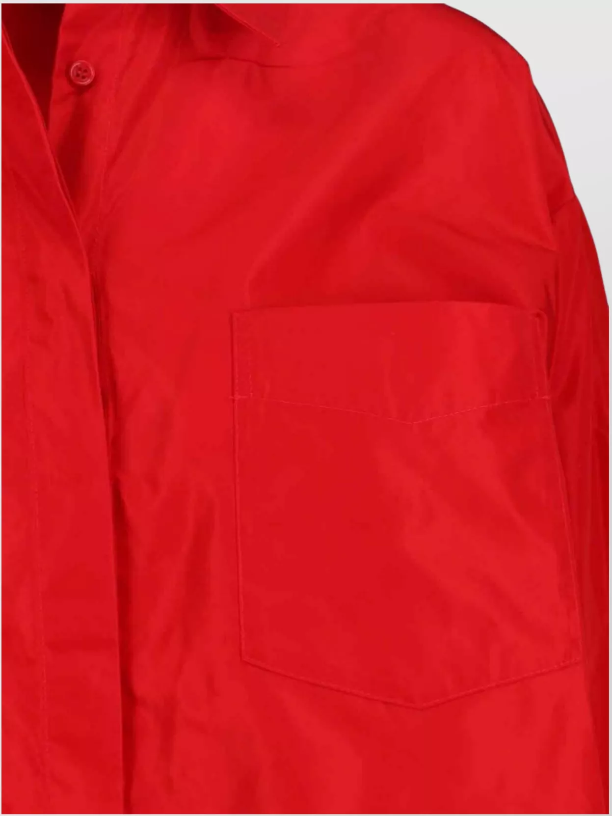 Aspesi Long Sleeve Collared Top Chest Pocket