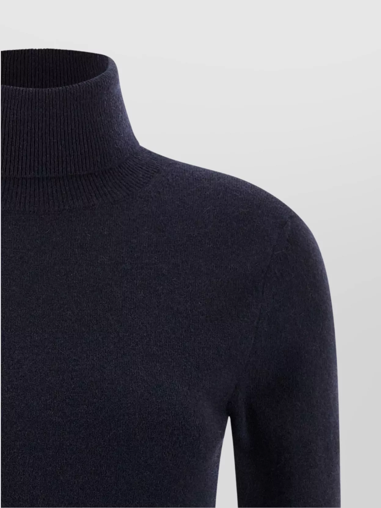 Balenciaga Fitted Turtleneck Sweater Ribbed Cuffs