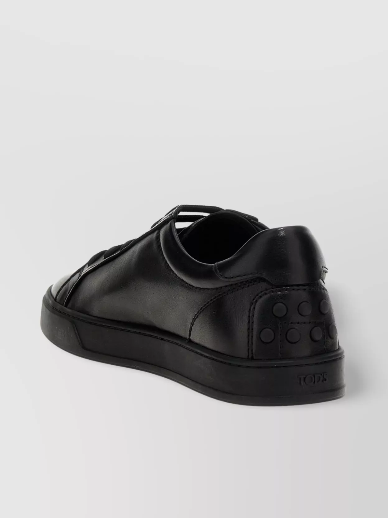 Tod's Low-Top Leather Sneakers Round Toe