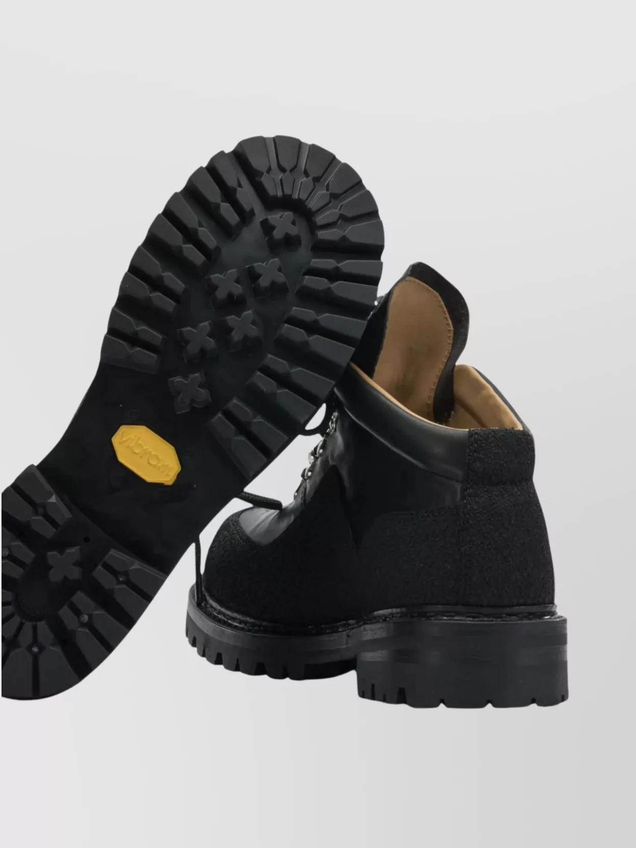 Our Legacy Textured Upper Round Toe Lug Sole Boot