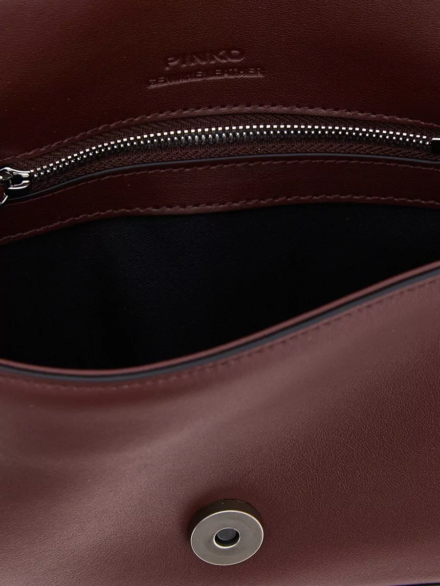 Pinko Mini Love Bag Leather Shoulder Bag