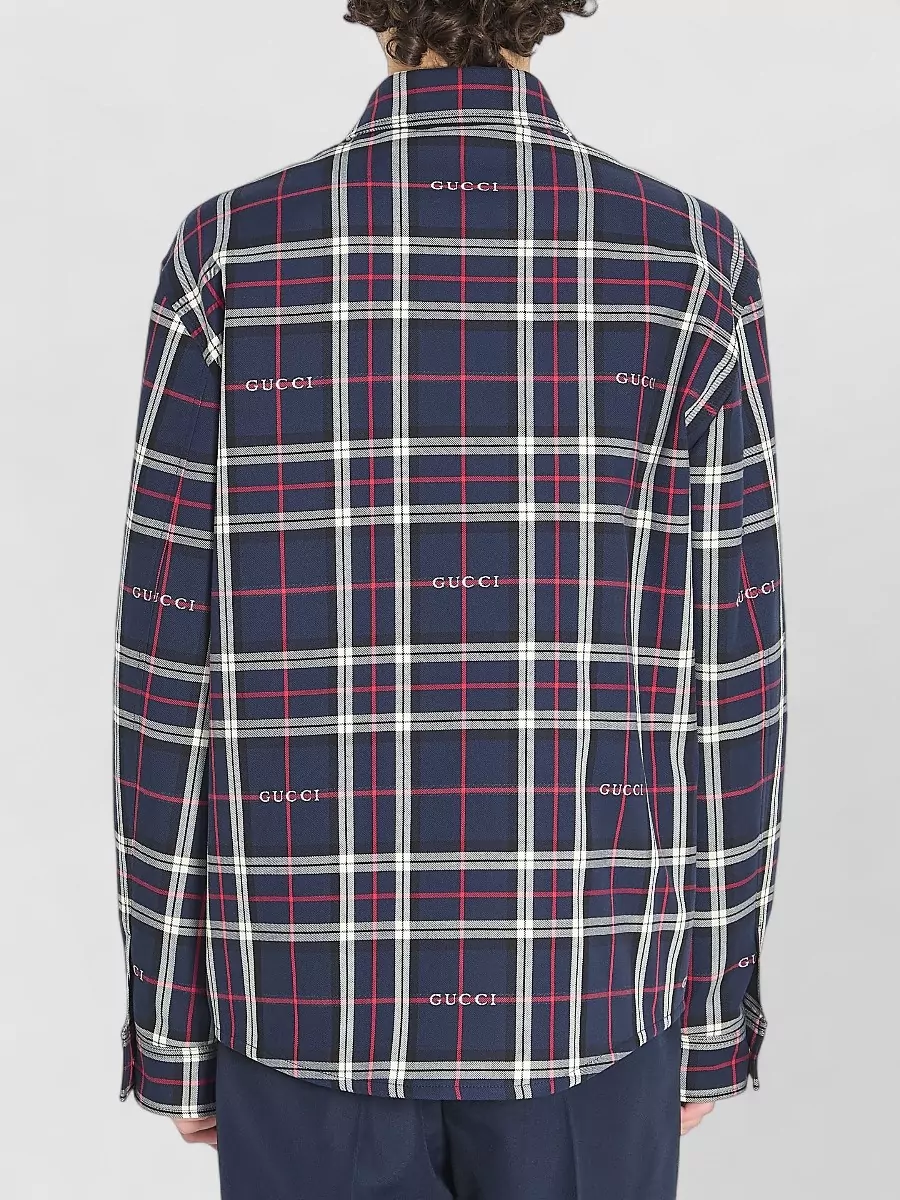 Gucci Checked quilted overshirt