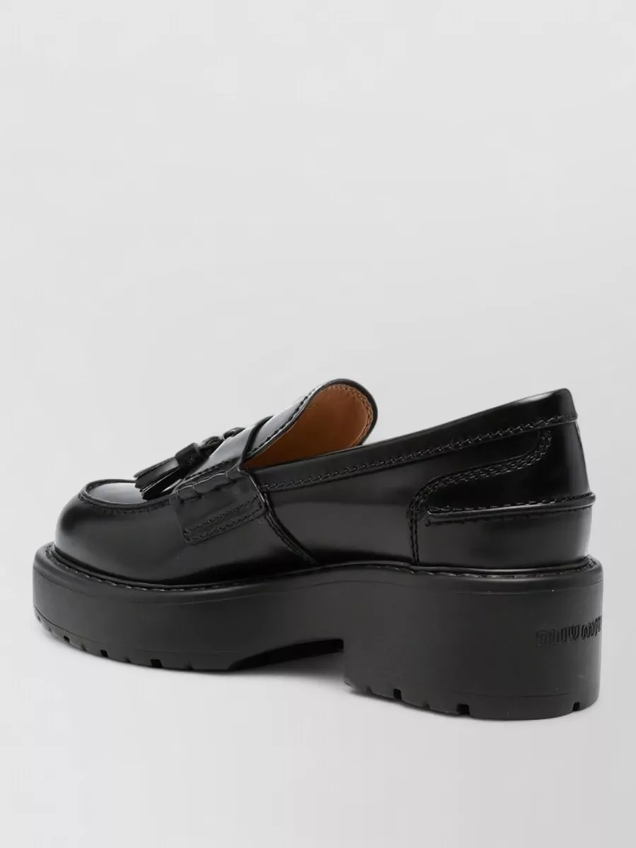 Miu Miu Leather Loafers