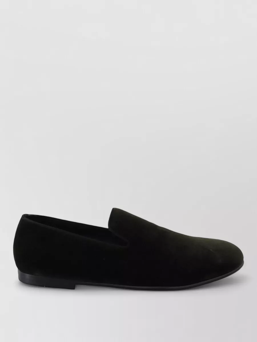 Dolce&Gabbana Velvet Slip-On Loafers