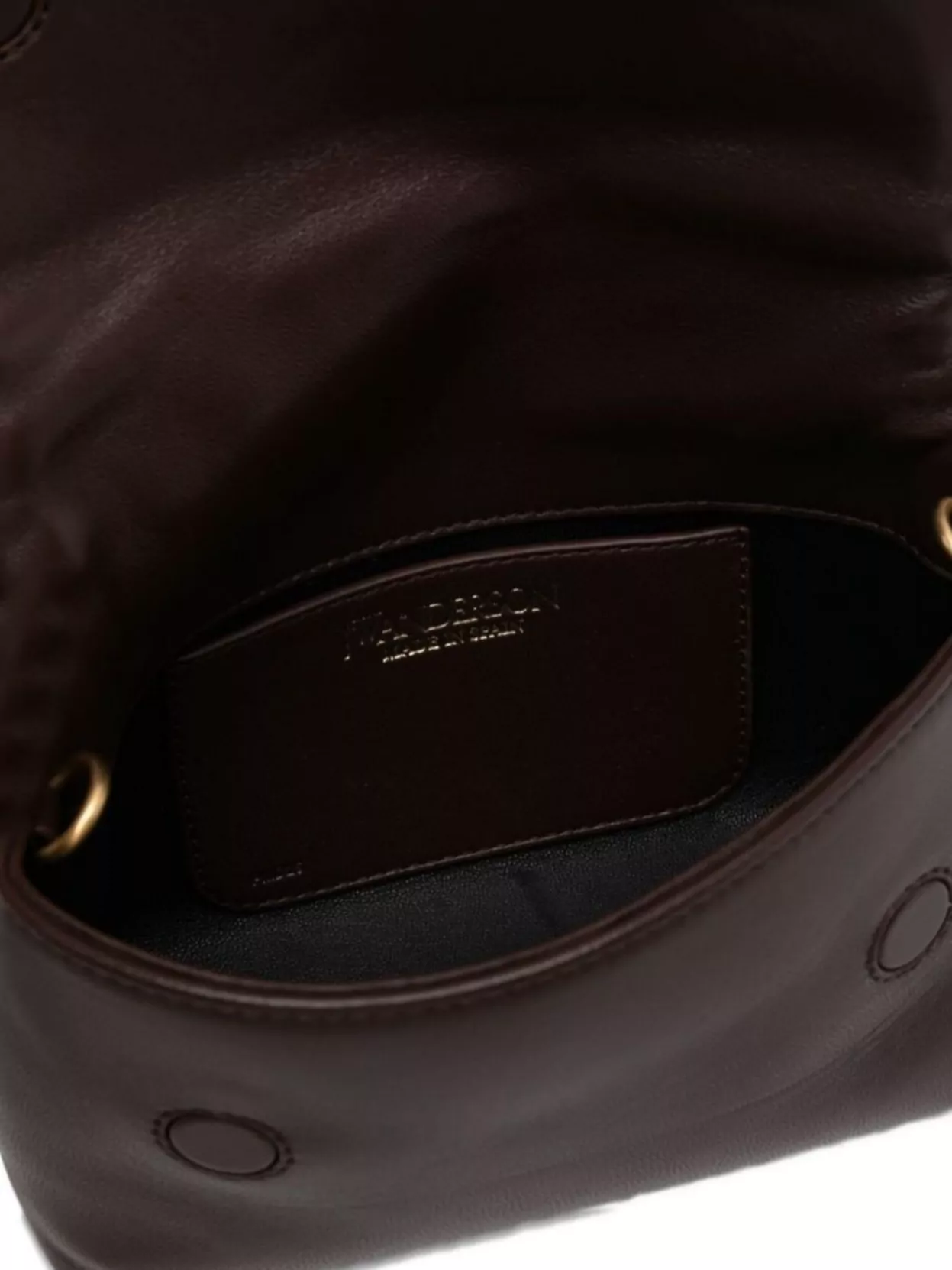 Jw Anderson Chain Strap Shoulder Bag With Knotted Handle