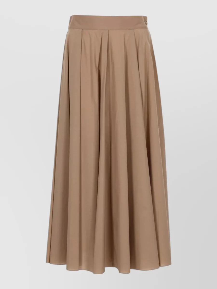 Fay cotton midi skirt