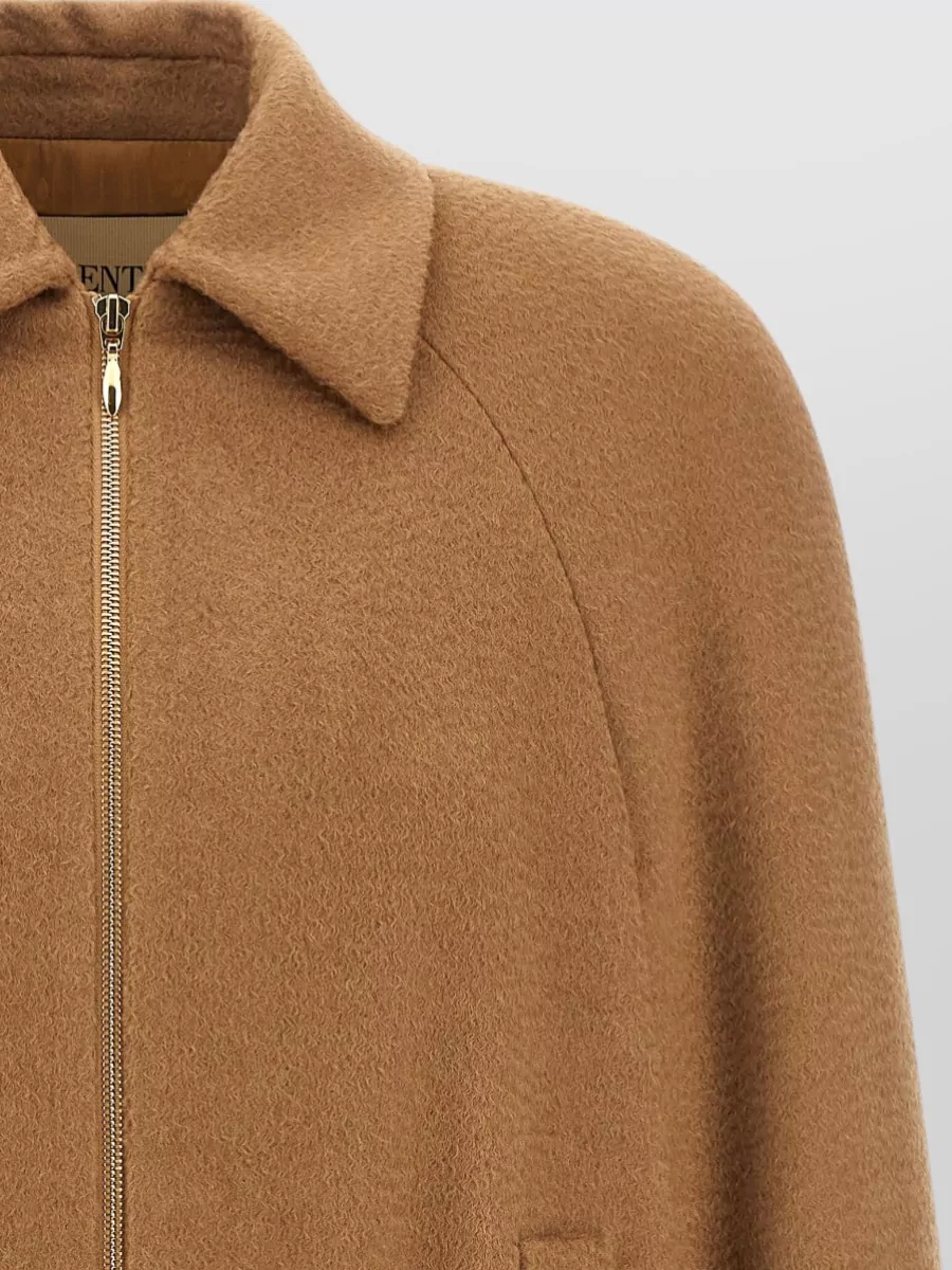 Valentino Garavani Fur Trim Coat