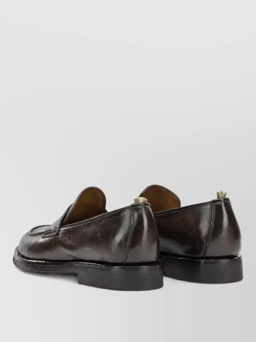 Officine Creative Leather Opera Flexi 101 Monk Shoes