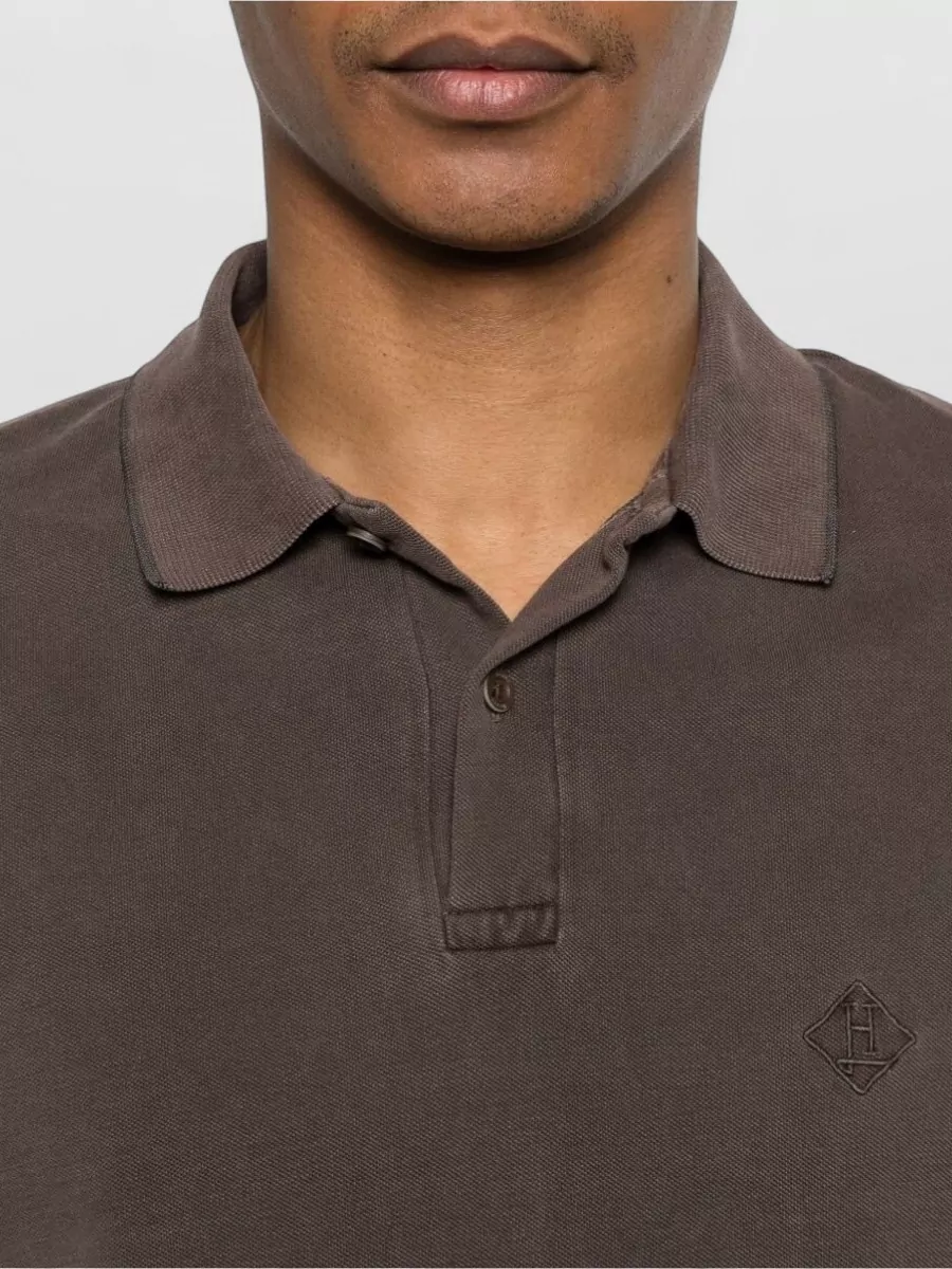 Herno Cotton Short-Sleeve Polo Shirt