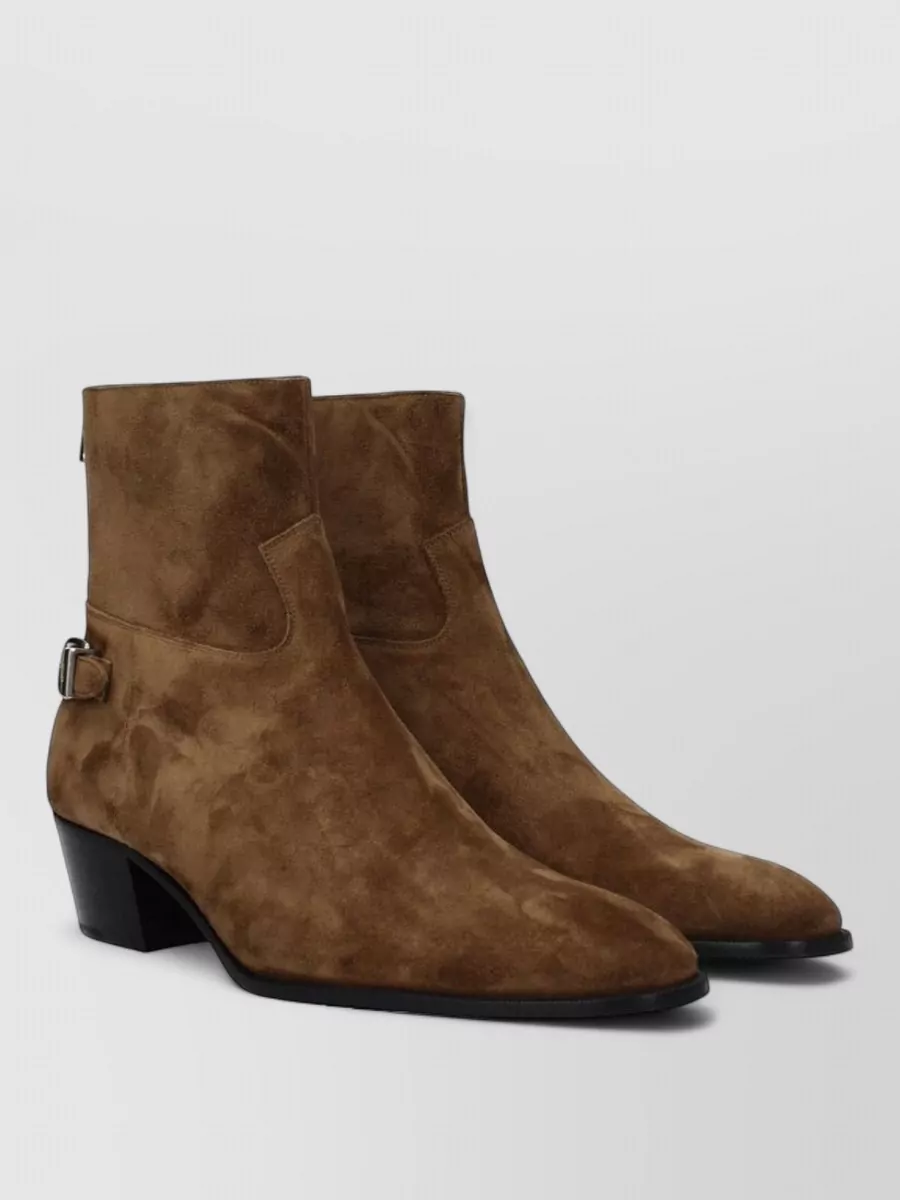 Celine Suede Leather Ankle Boots