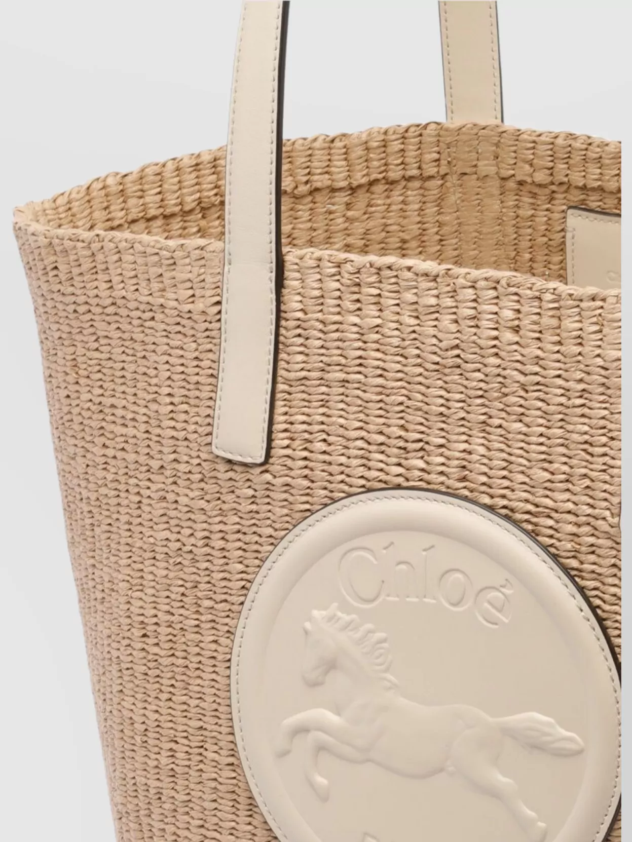 Chloé Horse Medal Circular Emblem Shoulder Bag