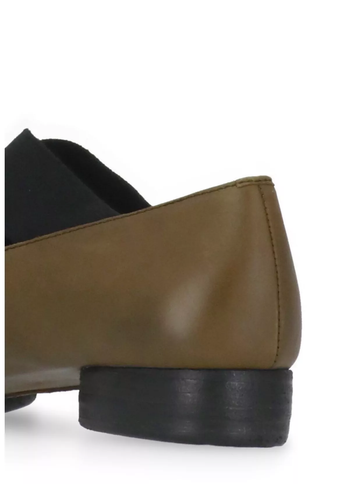 Uma Wang Leather Lace-Up Ballet Shoes For Women