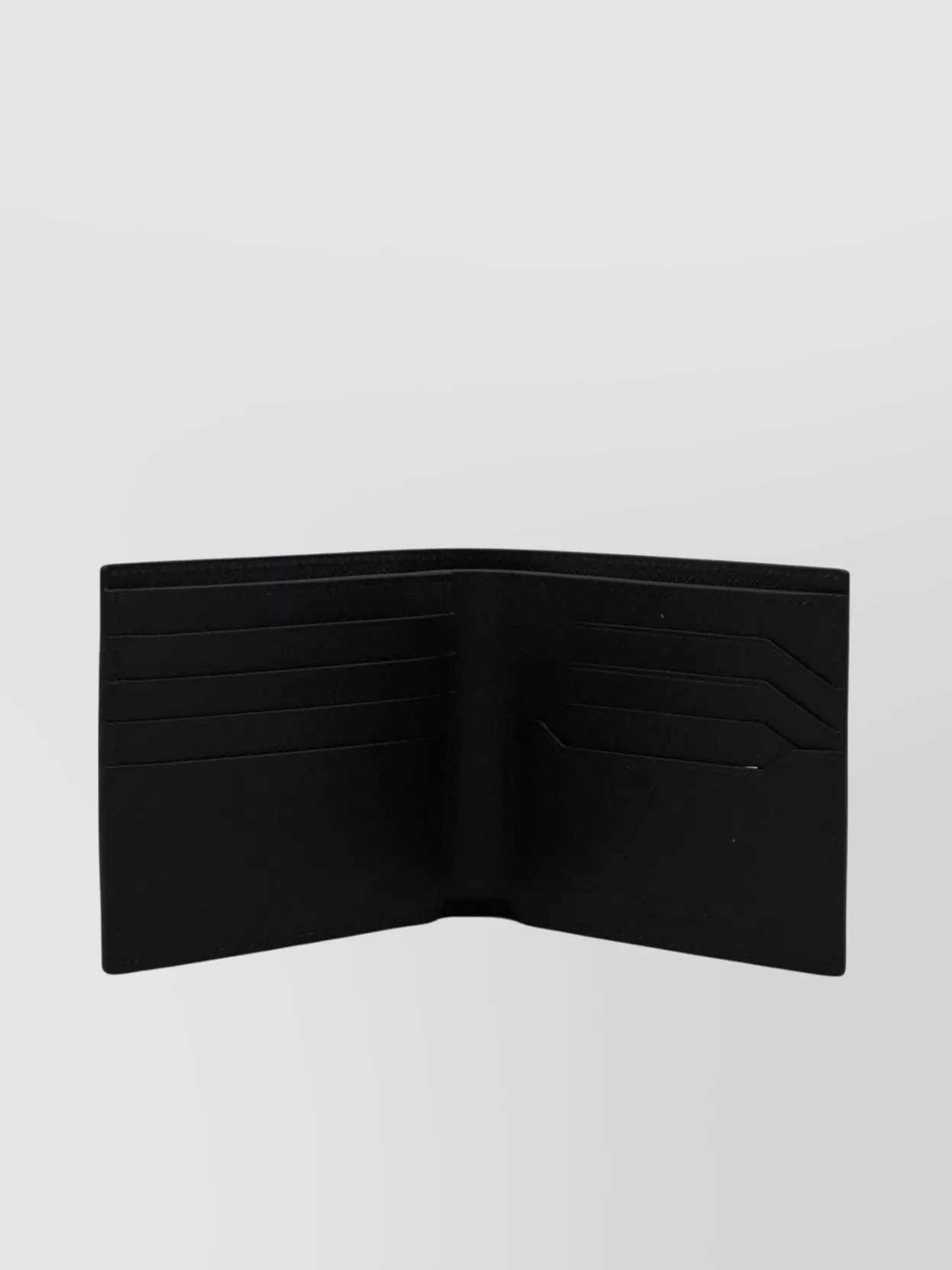 Montblanc Textured Bi-fold Wallets Design Stylish In Black