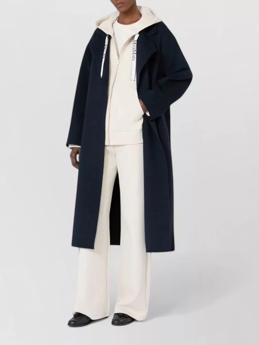 S Max Mara Technical Jersey Wide-Leg Trousers