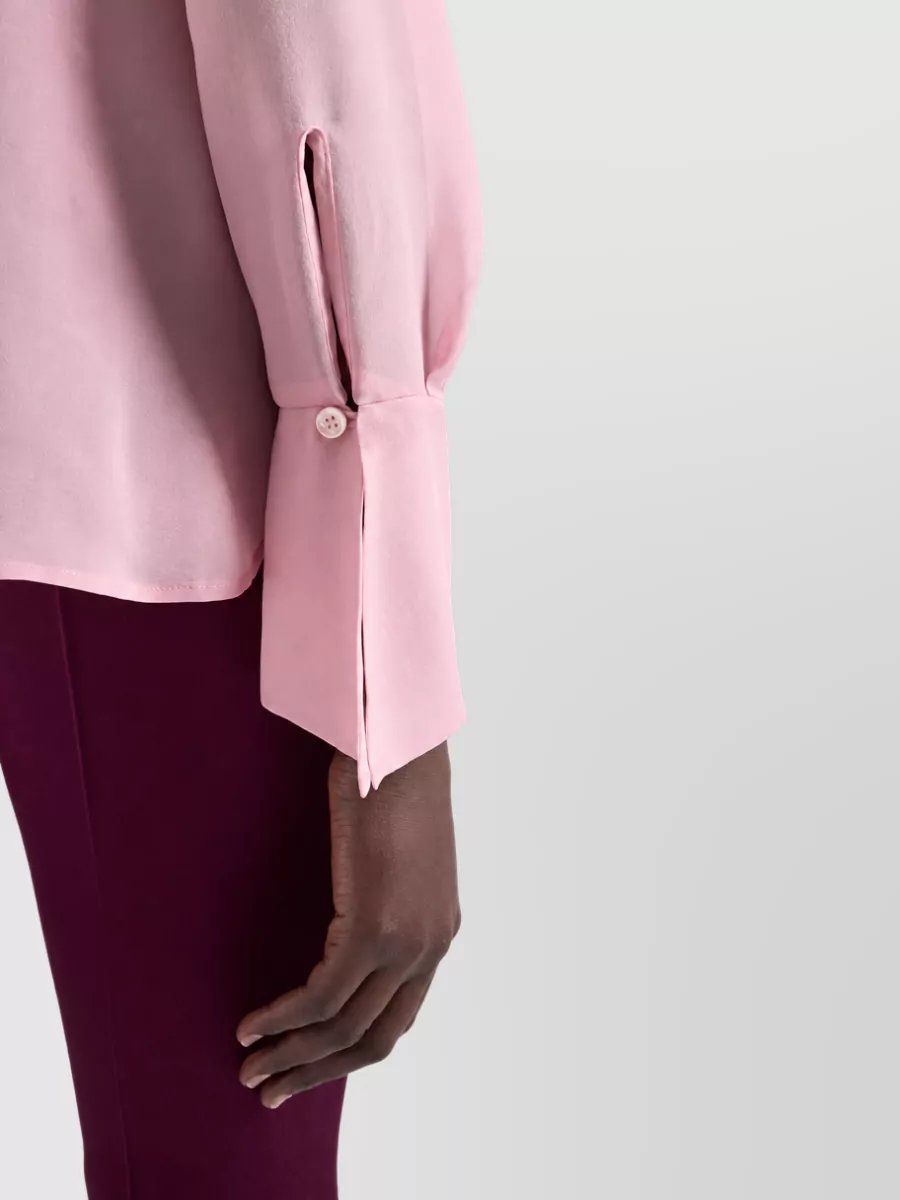 Nina Ricci Silk Long-Sleeve Shirt