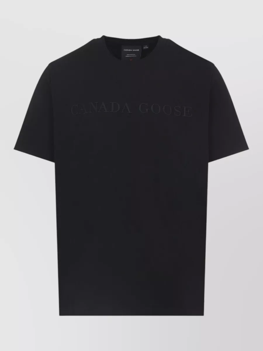 Canada Goose cotton embroidered logo t-shirt