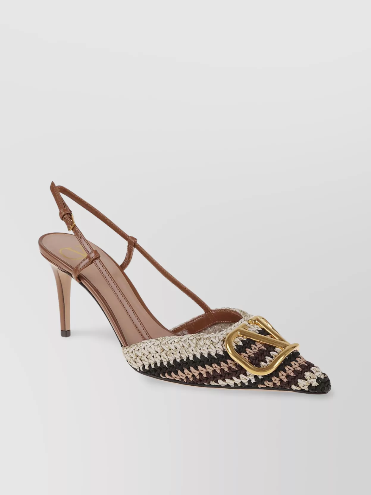Valentino Vlogo Signature Slingback Pumps