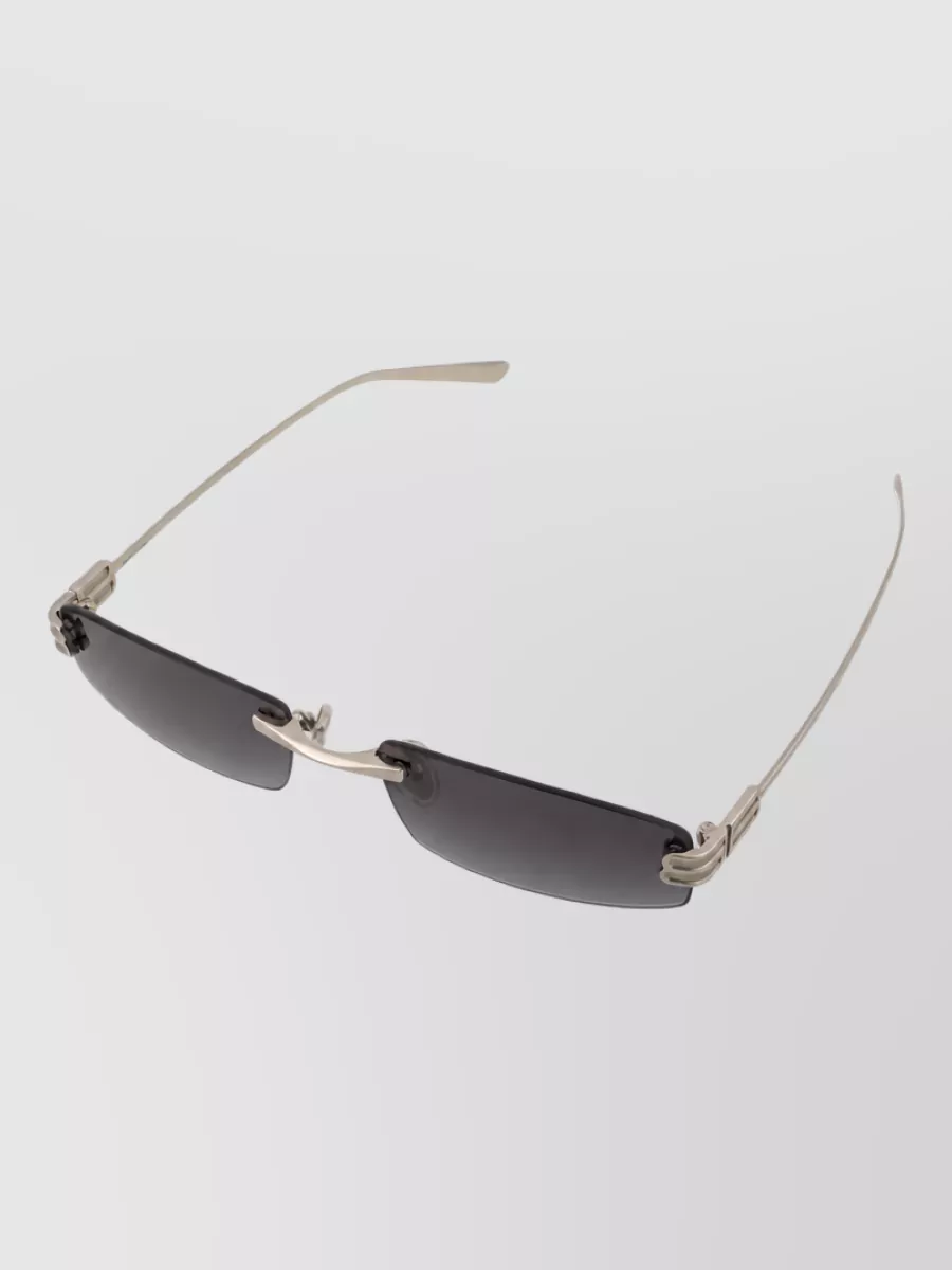 Balenciaga Metal Square Sunglasses