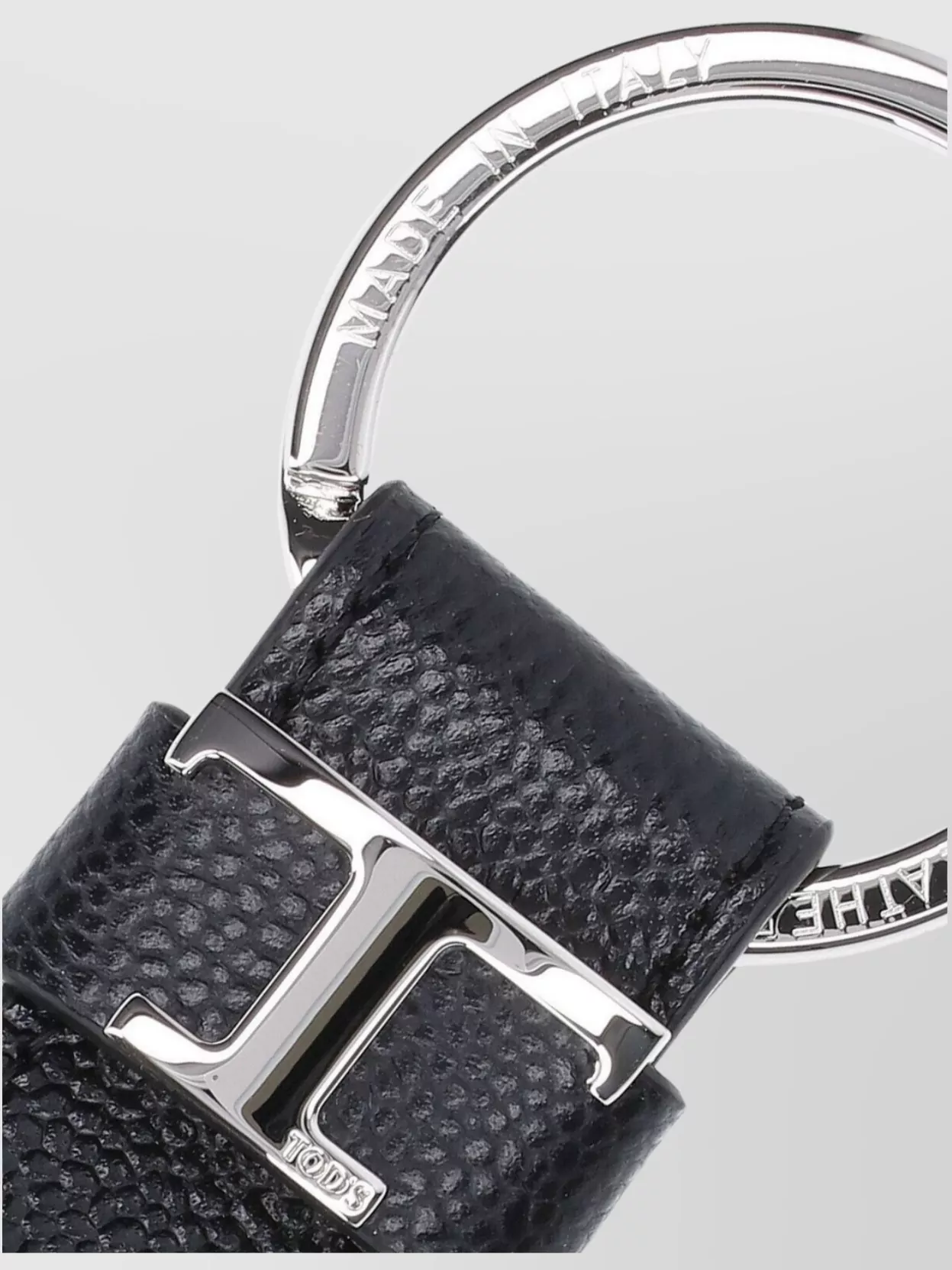 Tod's Key Holders Leather Metal Ring