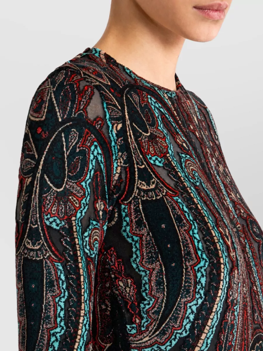 Etro Slim-Fit Long-Sleeve Crew-Neck T-Shirt