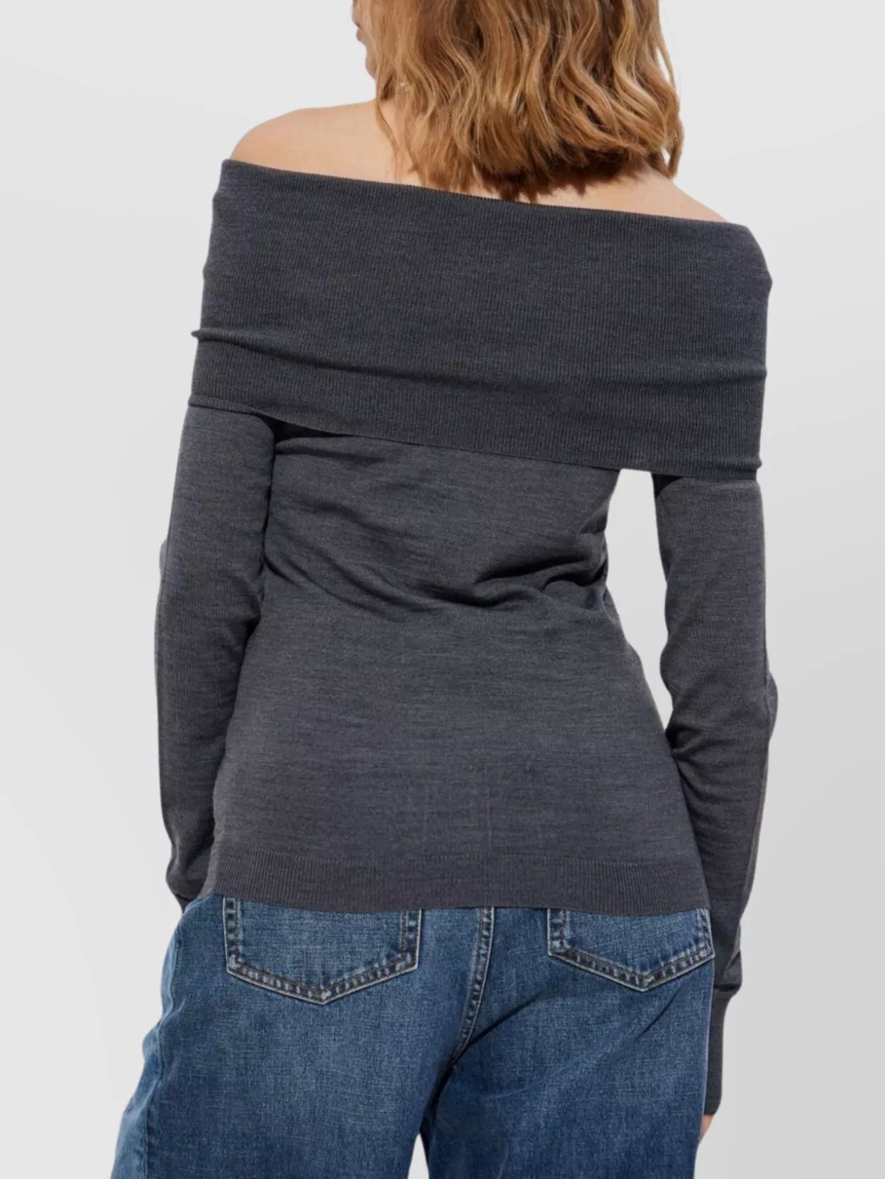 Stella Mccartney Shoulder Knitwear Stretch Ribbed Sleeves