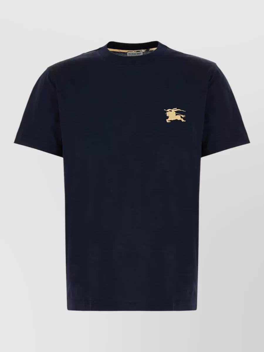 Burberry cotton logo-embroidered short-sleeve t-shirt