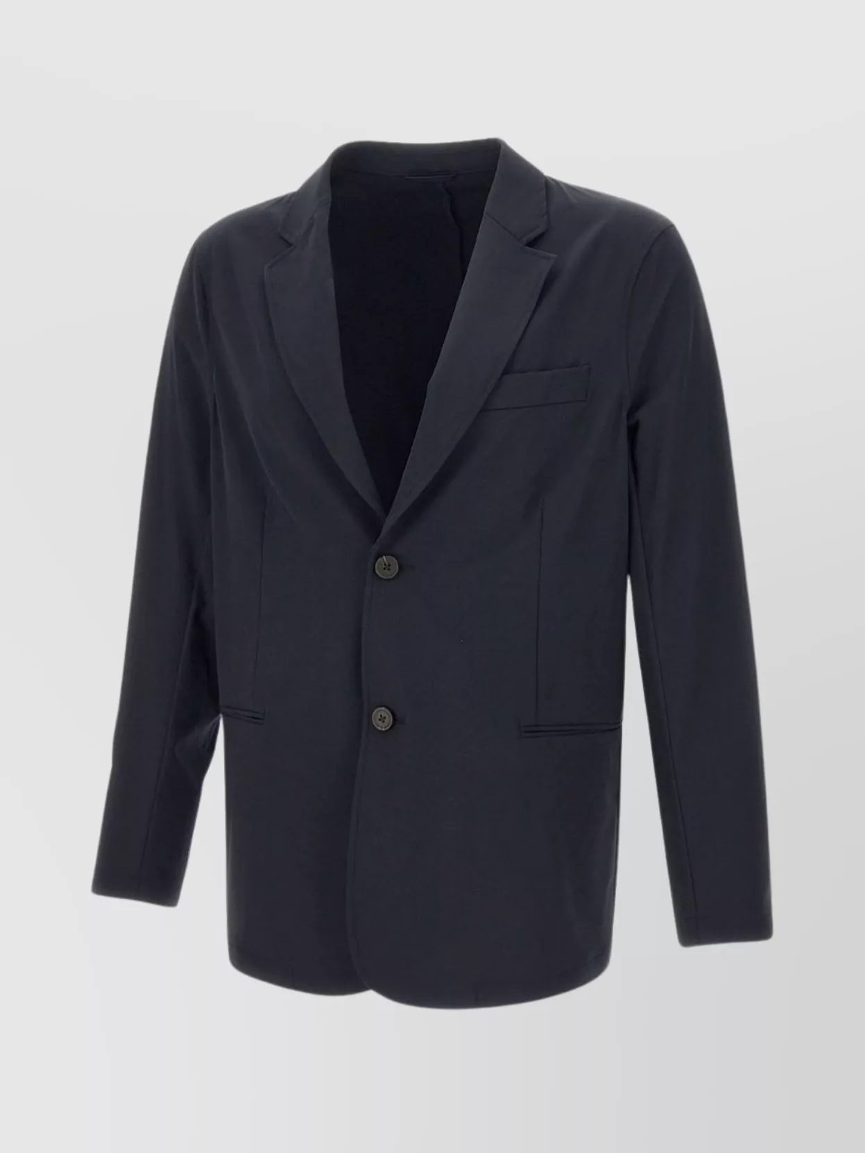 Emporio Armani Tailored crepe blazer lapel collar