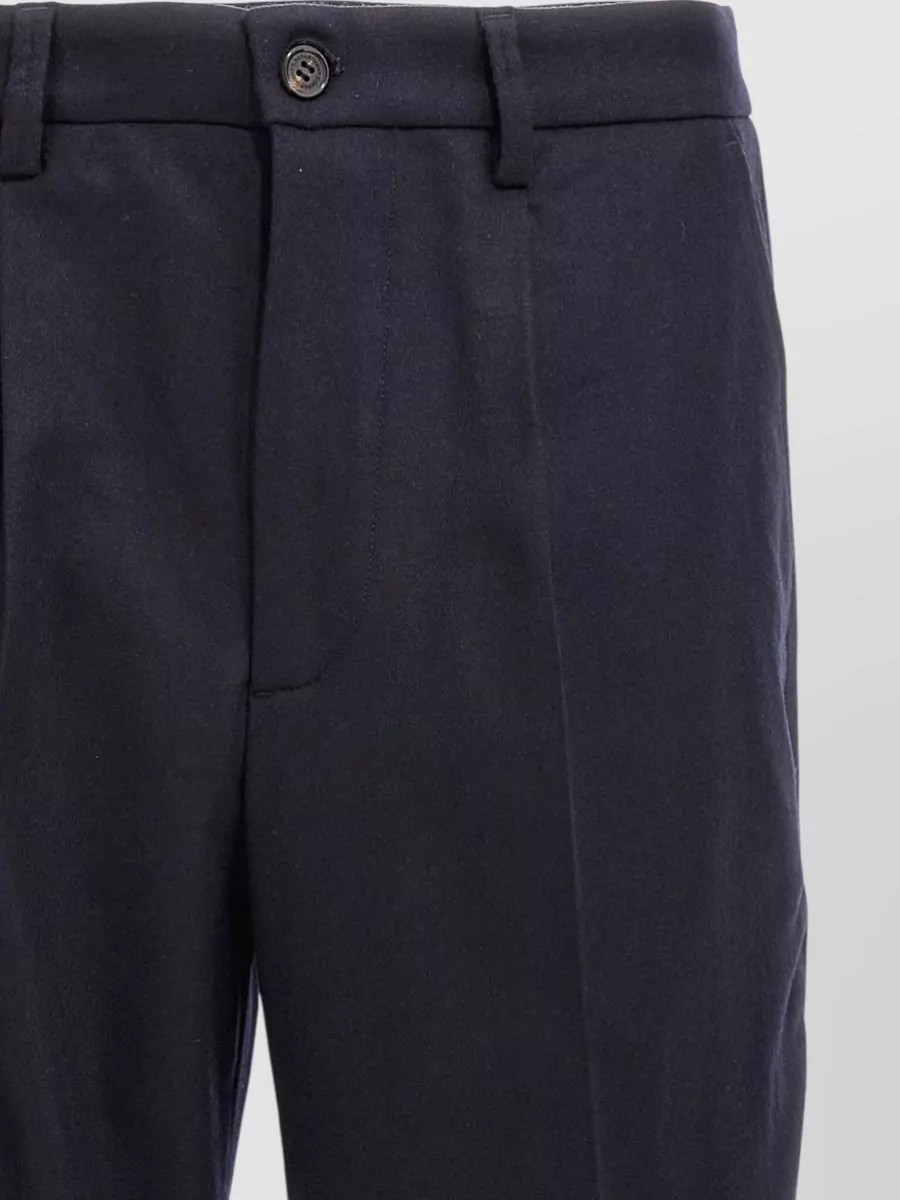 Department 5 Wool Blend Straight-Leg Trousers