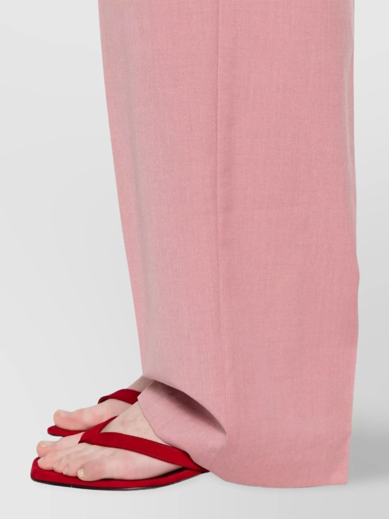 THE FRANKIE SHOP WOOL BLEND HIGH WAIST TROUSERS 