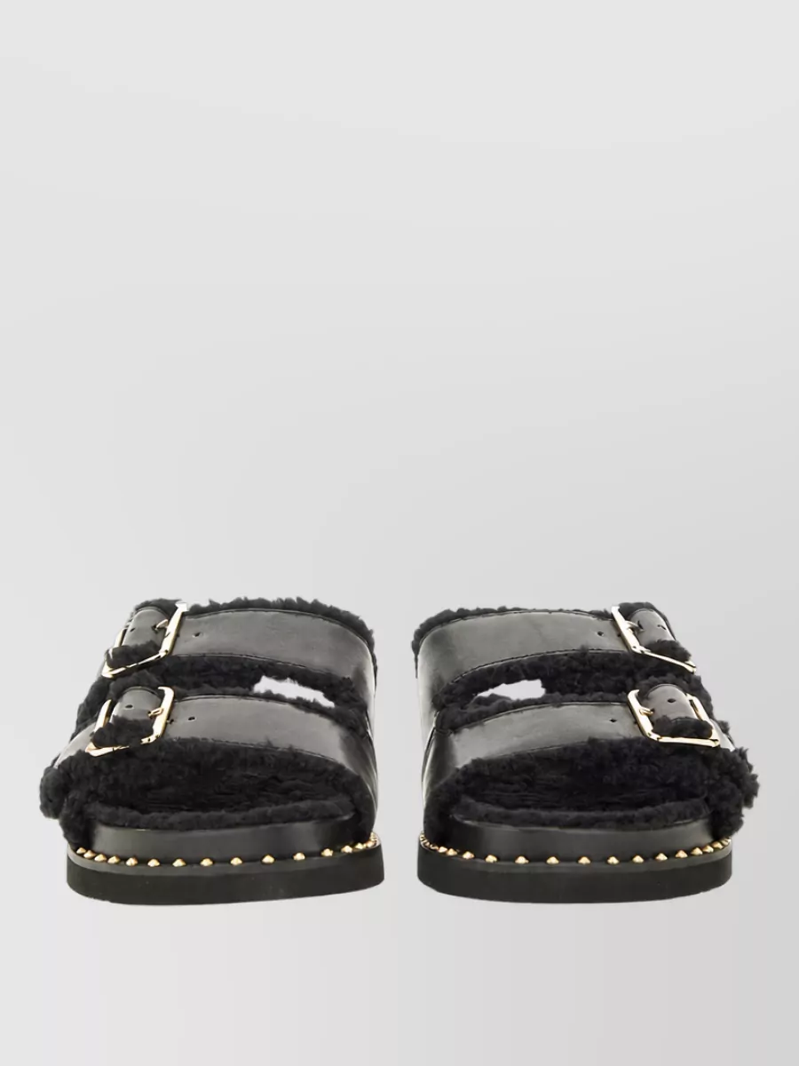 Ash Leather Mules
