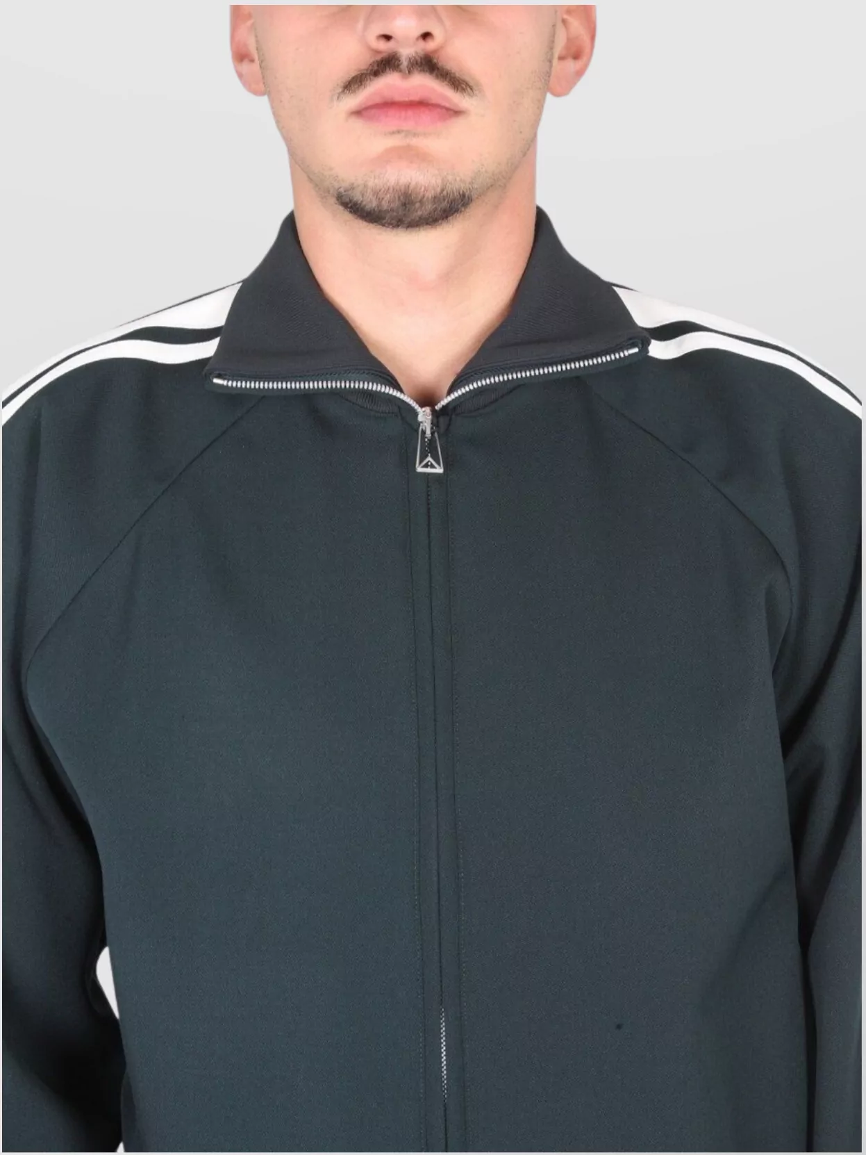 Bottega Veneta Modern High Neck Suit Jacket With Stripes