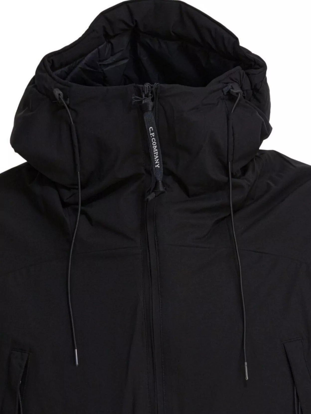 C.p. Company Hooded Jacket Drawstring Arm Pocket