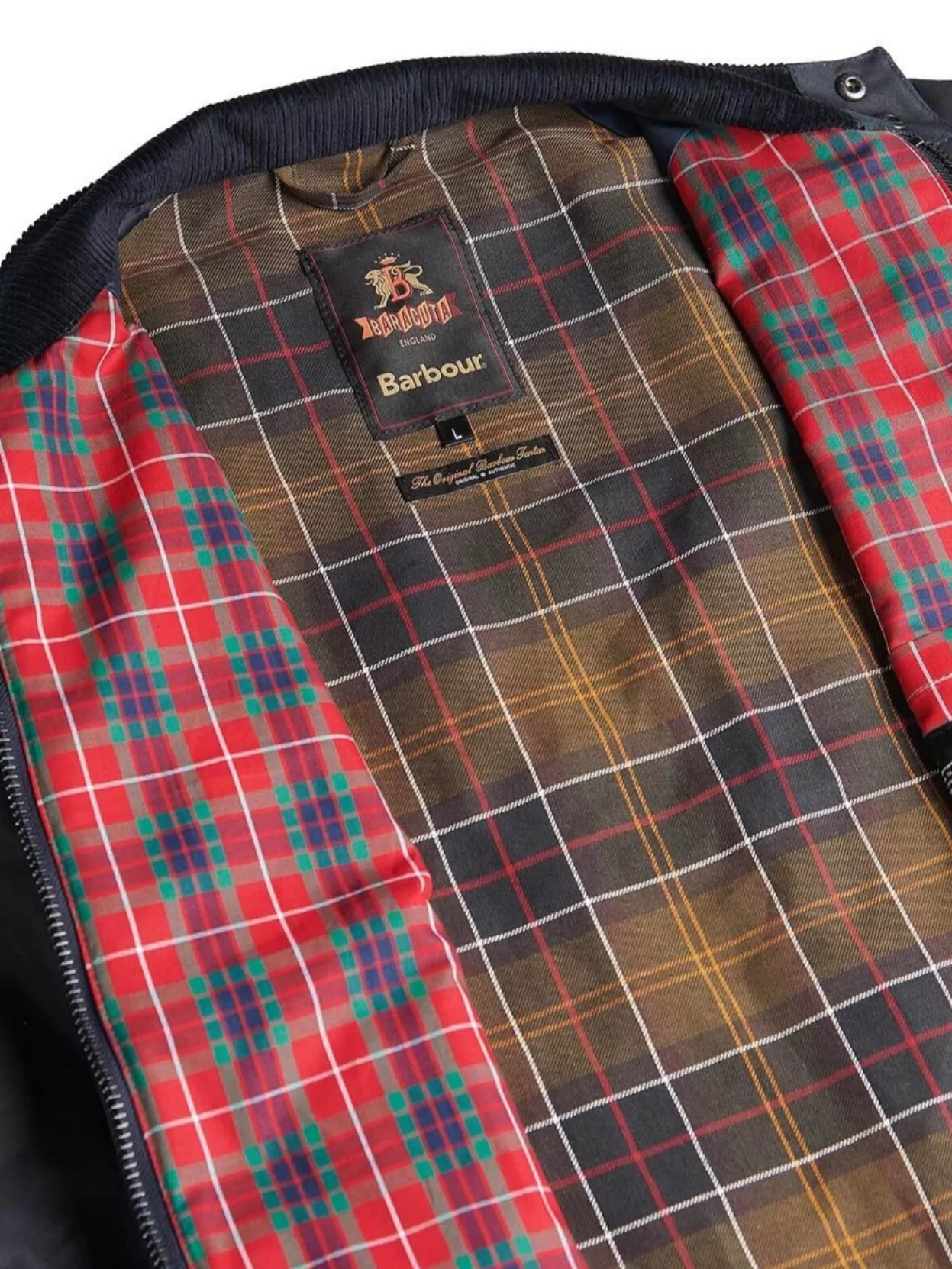 Barbour Cotton Jacket With Drawstring And Pockets